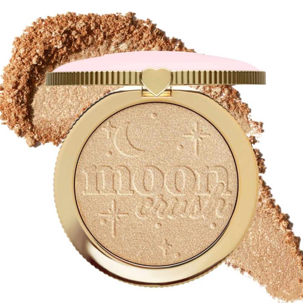 NWT TOO FACED Moon Crush Highlighter
Sheer, Glossy-Glow Powder in SHOOTING STAR